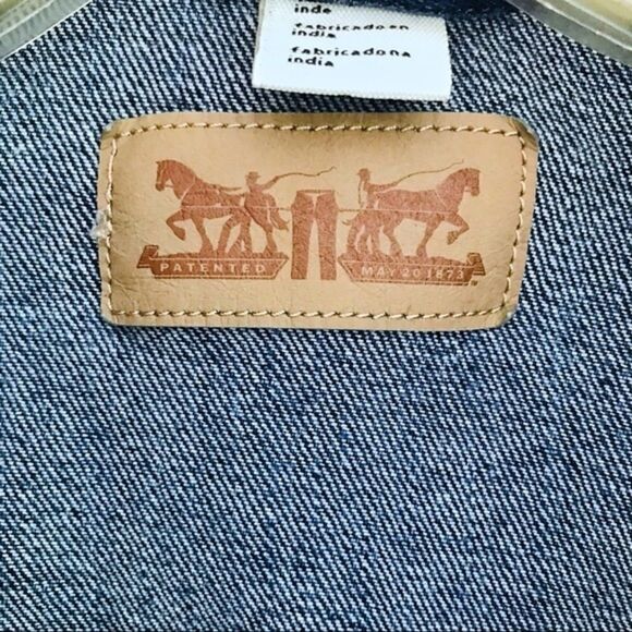 Vintage Levis Denim Jacket Women's Small Blue Ombre - Picture 10 of 13